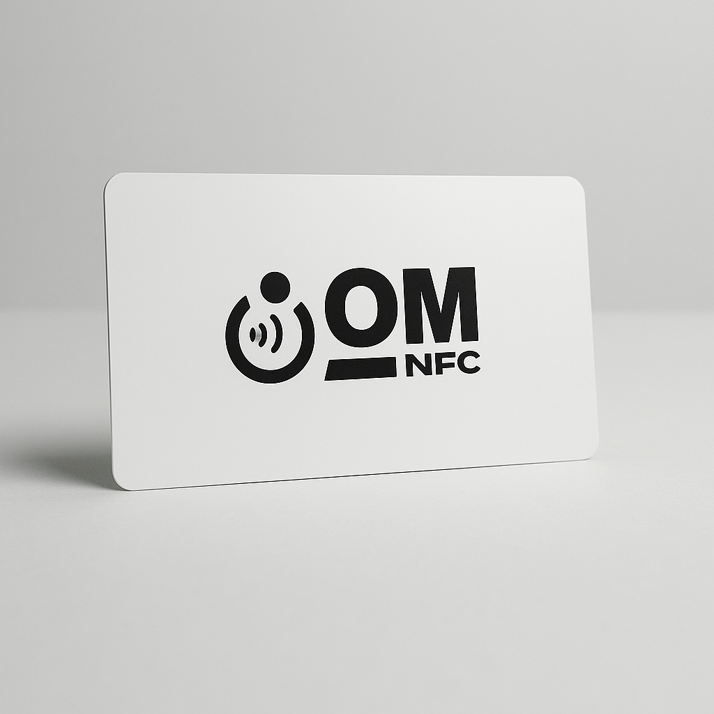 Matte White PVC NFC Card