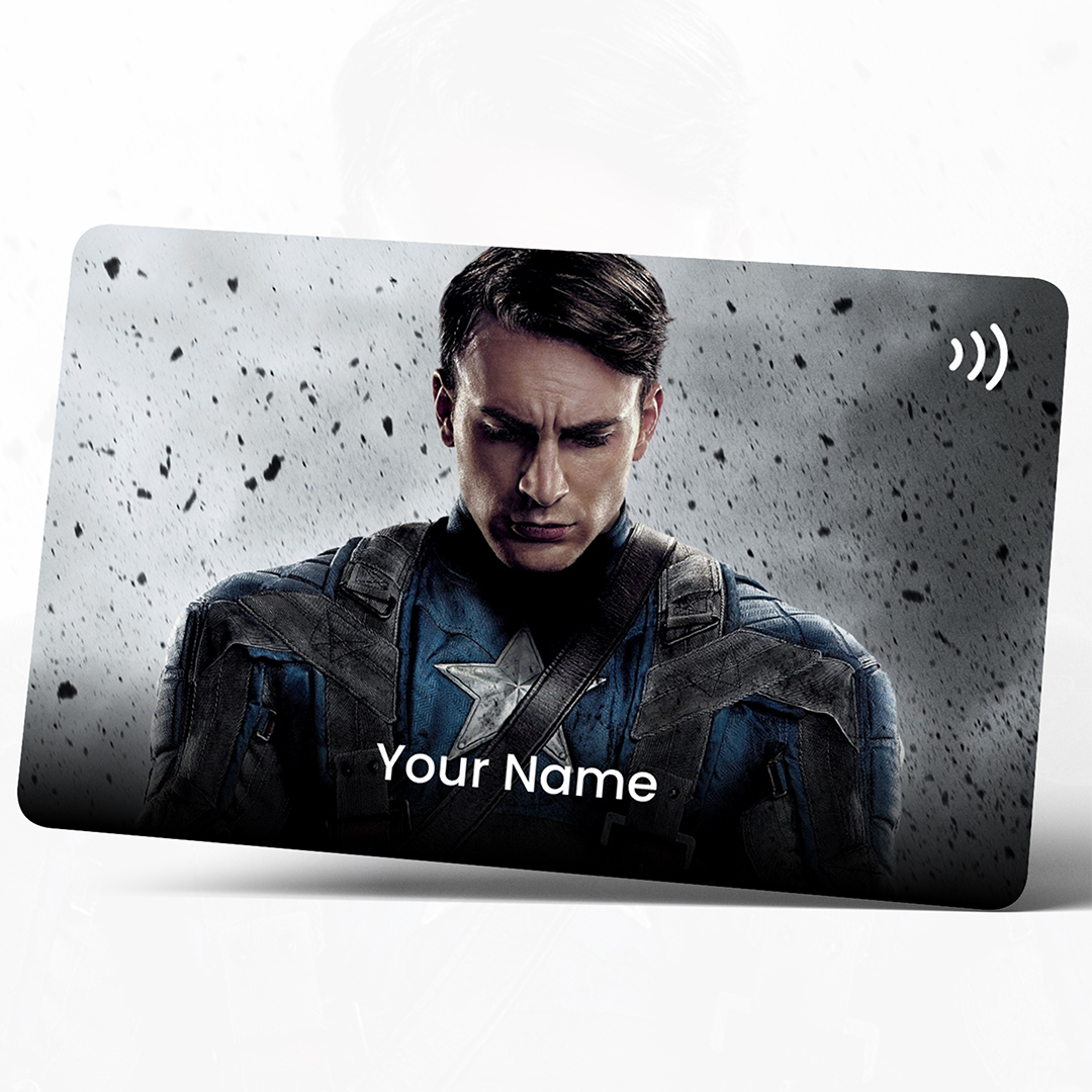 Marvel Theme - Captain America PVC Card 3
