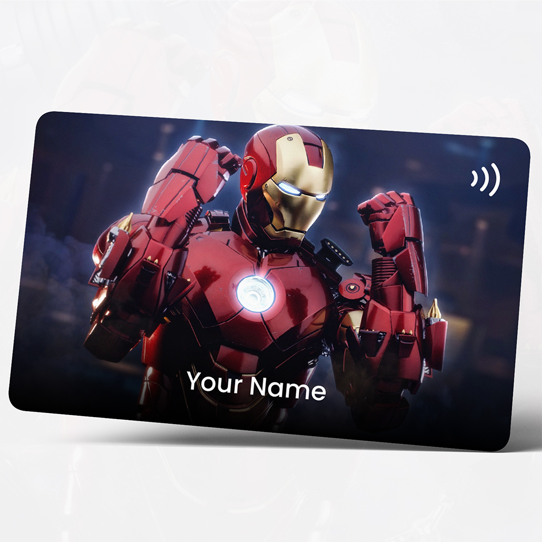 Marvel Theme - Iron Man PVC Card 3